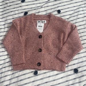 Cotton On Kids Pink Cardigan 1-2 Toddler